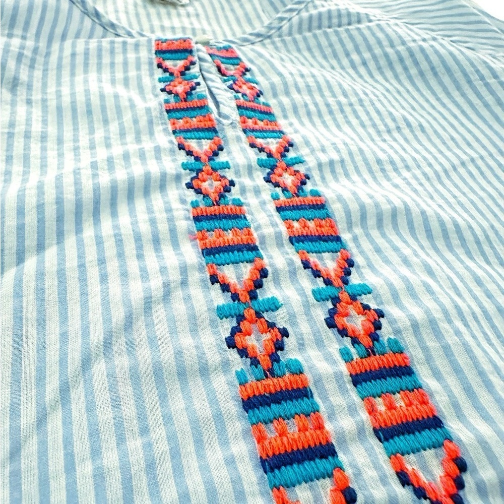 Crewcuts | Lightweight Striped Tunic Top (12) - Picture 2 of 3